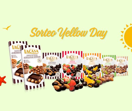 sorteo chocolates lacasa yellow day
